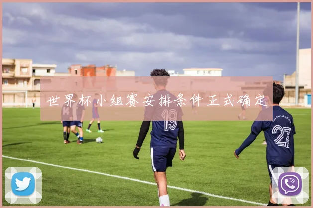 世界杯小组赛安排条件正式确定