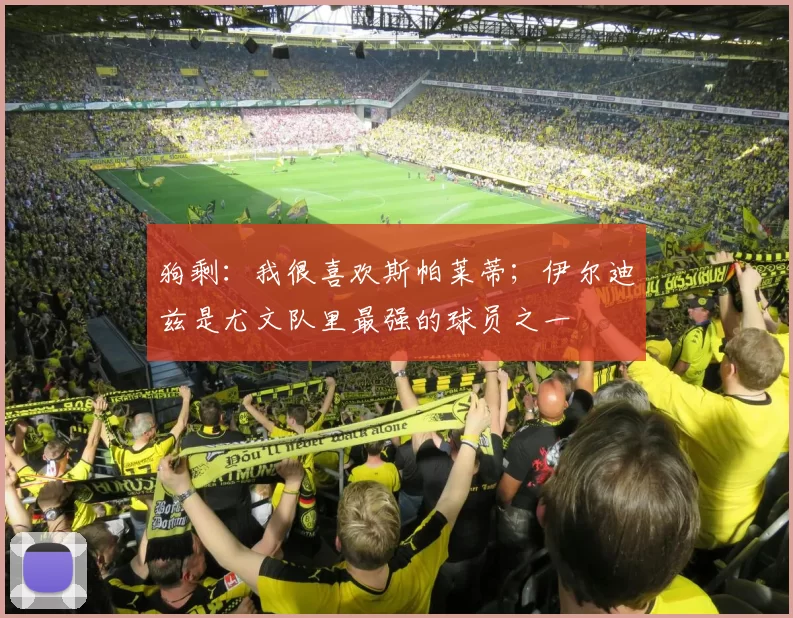 狗剩：我很喜欢斯帕莱蒂；伊尔迪兹是尤文队里最强的球员之一