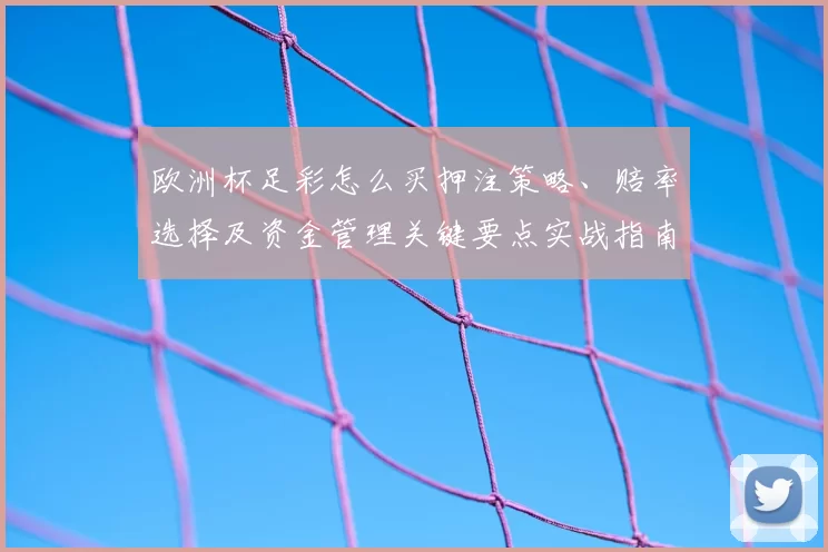 欧洲杯足彩怎么买押注策略、赔率选择及资金管理关键要点实战指南